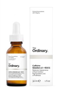 The Ordinary – Solution Caféine 5% + EGCG – Sérum Contour des Yeux 30 ml