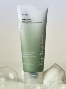 Anua Quercetinol Pore Deep Cleansing Foam – Mousse Nettoyante Purifiante 150 ml